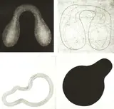 Richard Deacon, Muzot No. 1 - 4., soft ground etchings on wove paper, portfolio of 4 prints (18/25)