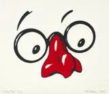 Paul Hartigan, Funny Face, screenprint, 6/25