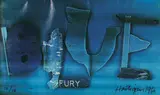 Paul Hartigan, Blue Fury, screenprint, 10/10