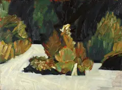 Ruth Cole, No Figure, oil on card on board