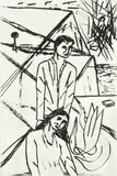 Jeffrey Harris, Lovers, etching, 8/40