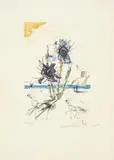 Untitled - Surrealist Composition with Two Horses by Salvador Dalí, lithograph, 47/350, sold Dec 2009