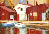 John Weeks, A  View of the Wharf