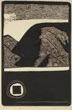 Tom Field, Instrumentation No. 5: Central Hills, woodblock print, 3/10