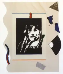 Gordon Crook, To Island Bay No. 1, silkscreen on canvas