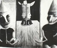 Another Night at Home by Jennifer Dolezel, etching, 1/20, sold Dec 2009