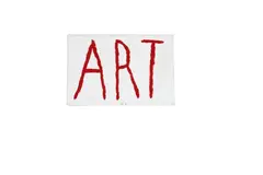 ART by Peter Robinson, oilstick on canvas, sold Nov 2009