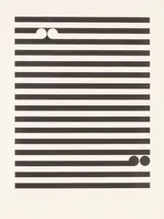 Study for Rewa by Gordon Walters, ink on paper, offered Nov 2009