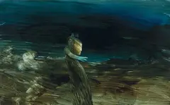 Untitled by John Walsh, oil on board, offered Nov 2009