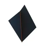 Ron Left, Axial No. 9 Corner Painting, acrylic on shaped board