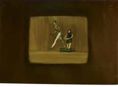 Koha by John Walsh, oil on panel, offered Nov 2009