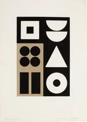 No.III by Gordon Walters, acrylic and pencil on paper, offered Nov 2009