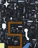 E. S. P by Tony de Lautour, acrylic on canvas, offered Nov 2009
