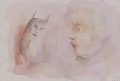 Untitled by Séraphine Pick, watercolour and wash on paper, sold Aug 2009