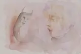 Séraphine Pick, Untitled, watercolour and wash on paper
