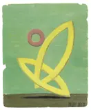 Untitled by Dick Frizzell, monoprint, sold Aug 2009