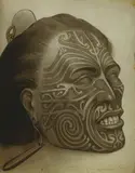 Moko Mokai by Theodorus Johannes Schoon, gelatin silver print, sold Aug 2009