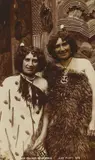 Arthur Iles, Twin Guides of Whaka, albumen print
