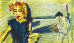 Ruth Cole, Far Away Places, oil and pastel on paper