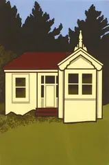 Robin White, On the Beach, Otago Peninsula, screenprint, a/p