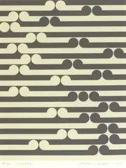Gordon Walters, Karaka, screenprint, 48/50