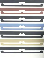 Gordon Walters, Kura, screenprint, 115/150