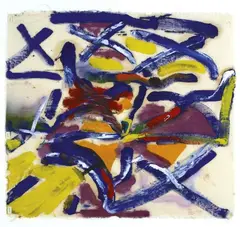 Allen Maddox, Untitled, oil on cotton