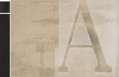 I A by Martin Poppelwell, acrylic and graphite on 3 panels, sold Aug 2009