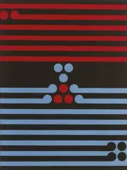 Untitled by Gordon Walters, papier coll, sold Jul 2009