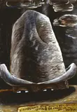 I thought the white ten-gallon would be forever by Dick Frizzell, oil on paper, offered Jul 2009