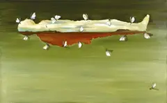 Body Space by Joanna Braithwaite, oil on canvas, sold Jul 2009