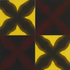 From the Stigma Series by Graham Fletcher, enamel on aluminium, sold Jul 2009