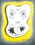 Wacky Tiki Goes Monumental by Dick Frizzell, oil on canvas, offered Jul 2009