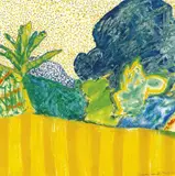 Pat Hanly, Inside the Garden No. 29, watercolour and pastel on paper