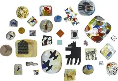 Richard Killeen, Know this Place, acrylic and collage on 31 aluminium pieces