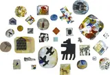 Know this Place by Richard Killeen, acrylic and collage on 31 aluminium pieces, sold Jul 2009