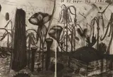 Giovanni Intra, Thank God It's Spring, charcoal on paper (1990)