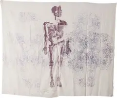 Here is Belladonna the Lady of the Rocks the Lady of Situations by John Reynolds, monoprint on linen, offered Jun 2009