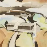 Simon Esling, Untitled, ink and watercolour on paper