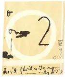 Martin Popplewell, One 2, acrylic on paper