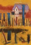 Wallace Crossman, Waerenga Ika Pa, pastel on paper