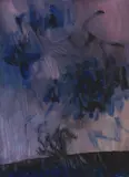 Wallace Crossman, Untitled - Abstract, mixed media on paper