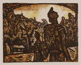 Nigel Brown, Open Air' Urewera Set No. 5, lithograph, a/p II