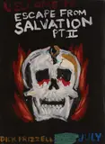 Welcome to Escape from Salvation PT II by Dick Frizzell, oil on paper, offered Apr 2009