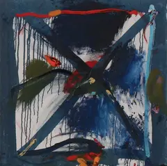 Allen Maddox, Untitled - Cross, oil on canvas