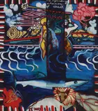 Jacqueline Fahey, This Expanding Shadow of Death, oil on board