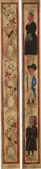 Chris Bryant, A Chieftain, A Navigator, A Priest, acrylic on wood, diptych
