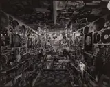 Kevin Wasley's Elvis Presley Memorial Record Room, Hawera, 14 May 1986 by Laurence Aberhart, gelatin silver print, offered Apr 2009