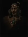 Charles McPhee, Nani, oil on velvet