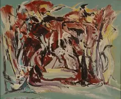 Basil Honour, Entrance to a Lane, oil on canvas